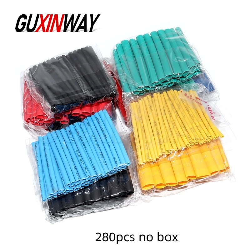 Heat Shrink Tube Kit Thermoresistant Tubing Heat Shrink Wire Wrapping Electrical Connection Cable Insulation Sleeved Protecter