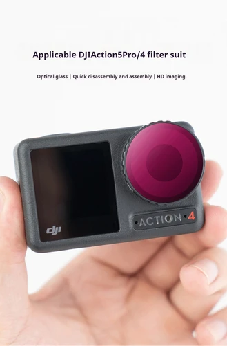 Imagen 2 del producto Filtro ND para cámara deportiva DJI Osmo Action4/5pro, polarizador CPL ND8/16/32/64, Kit de filtro de lente, accesorios para Cámara de Acción DJI