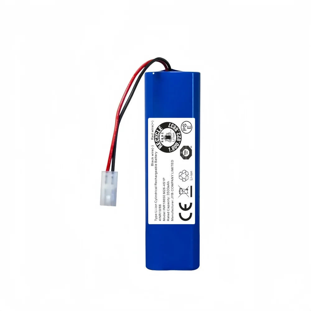 14.8V Rechargeable Battery for Tefal X-plorer Serie 75, 360 Robot Vacuum Cleaner / SS-2230002528, D004-ICR-26HE-4S1P
