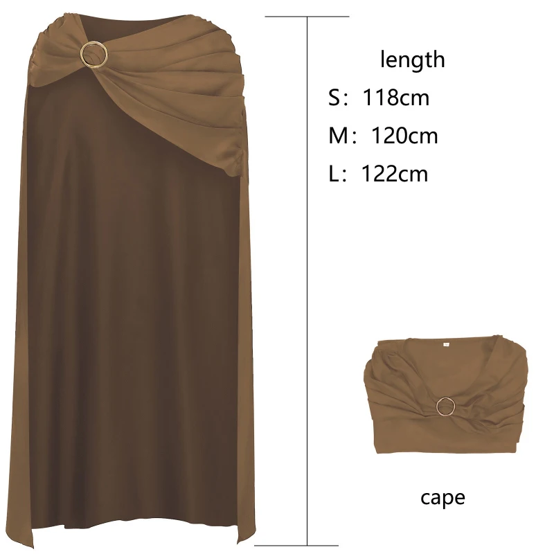 2026 Spartan Warrior Cosplay Cape for Men, Ancient Roman Medieval Cloak,Halloween Party Role Play Renaissance Costume Accessory