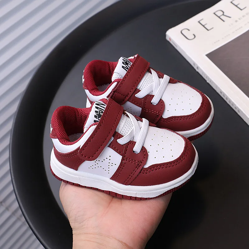Spring Autumn Boy Girl Soft-soled Sports Shoes Children Panda Breathable Sneakers Kid Non-slip Running Shoes Student Casual Shoe