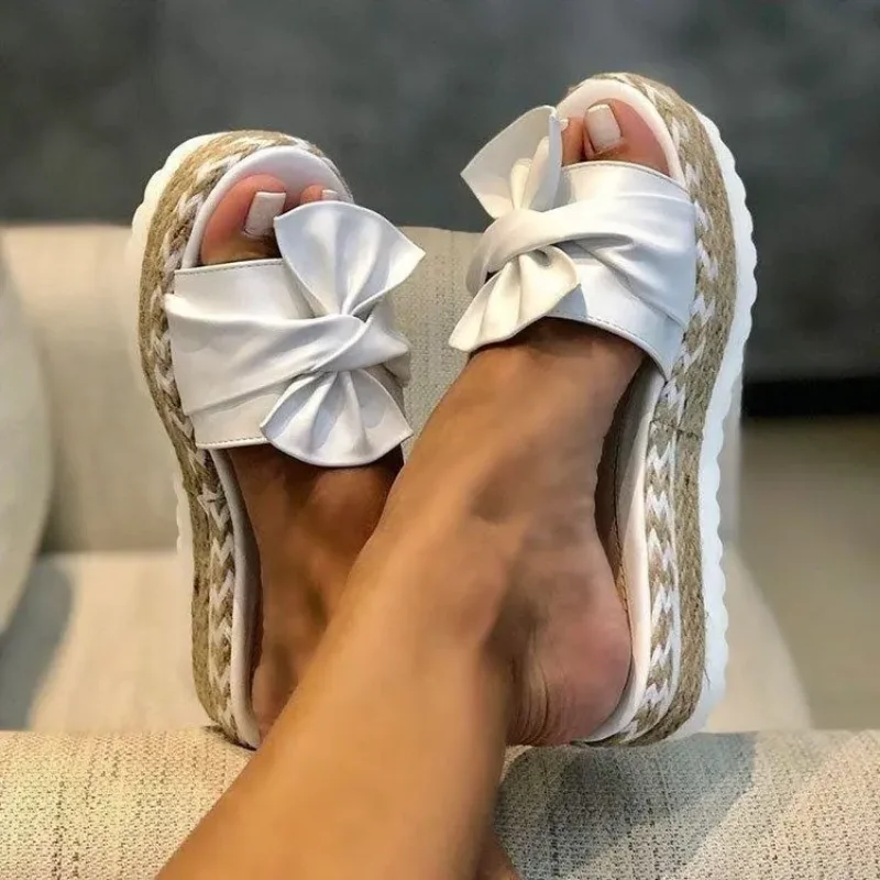 

Summer 2024 New Women Heels Sandals With Wedges Shoes Woman Platform Sandals Fashion Slippers Sandalias Mujer Elegant Shoes