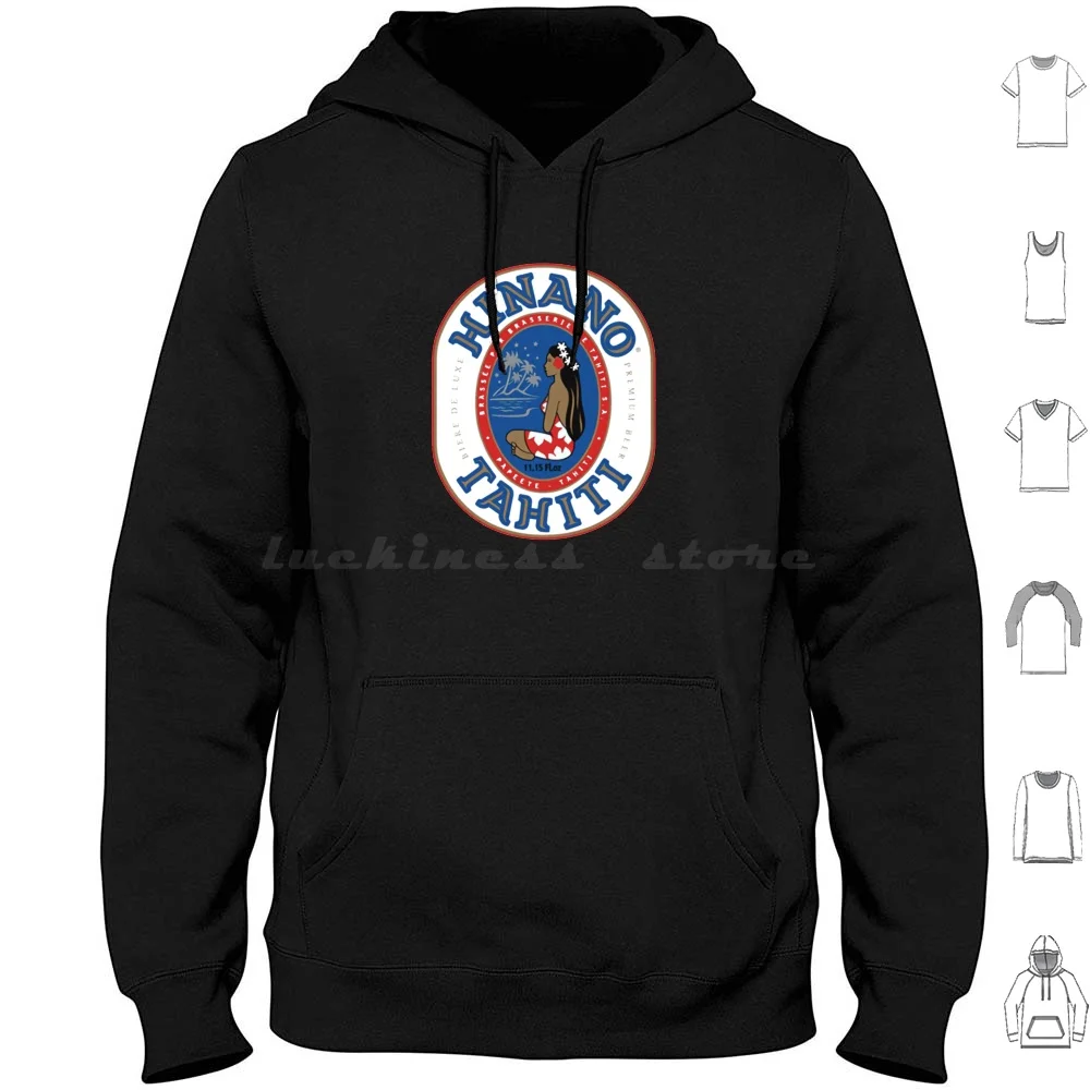 Drink Brand Popular Hoodies Long Sleeve Hinano Tahiti Brand Drink Beer Premium Party Best Hinano Tahiti Best Selling