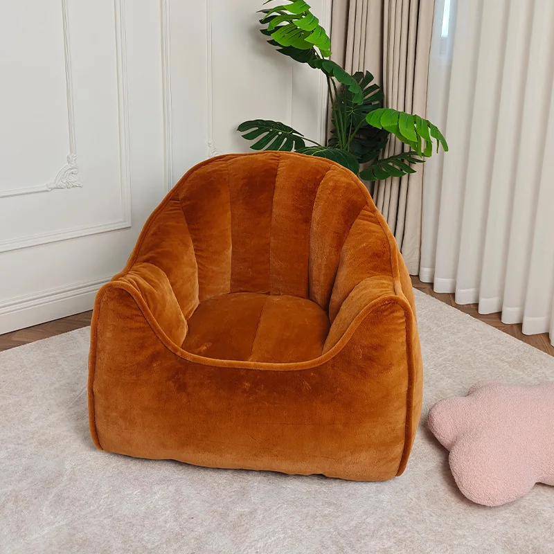 Imitation Rabbit Hair Lazy Sofa Reading Corner Small Sofa Household Simple Tatami Lazy Seat Living Room Leisure Chair
