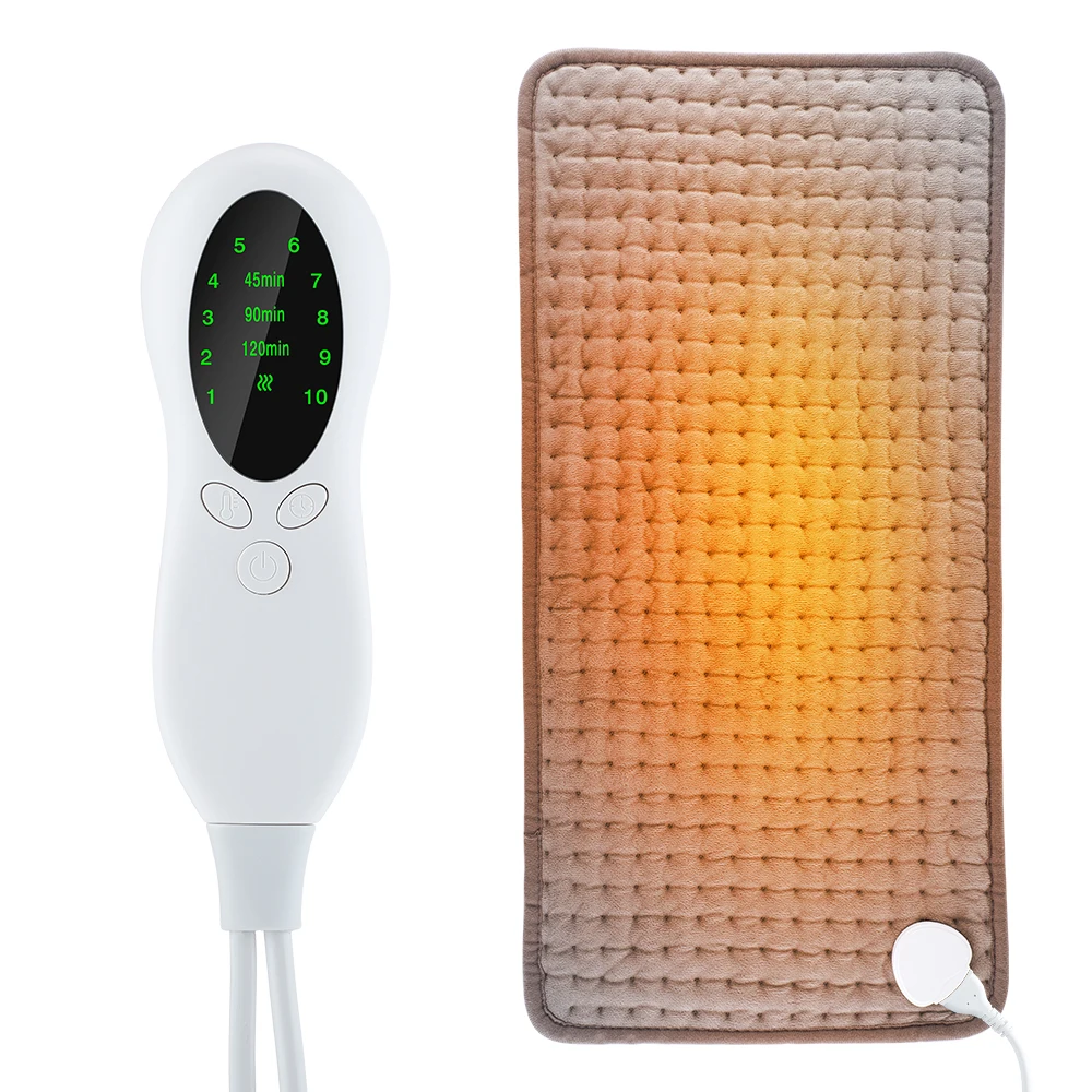 Electric Heating Pad Massager Therapy for Body Abdomen Back Pain Relief Winter Warmer Blanket Thermal Massage Mat 59*30cm