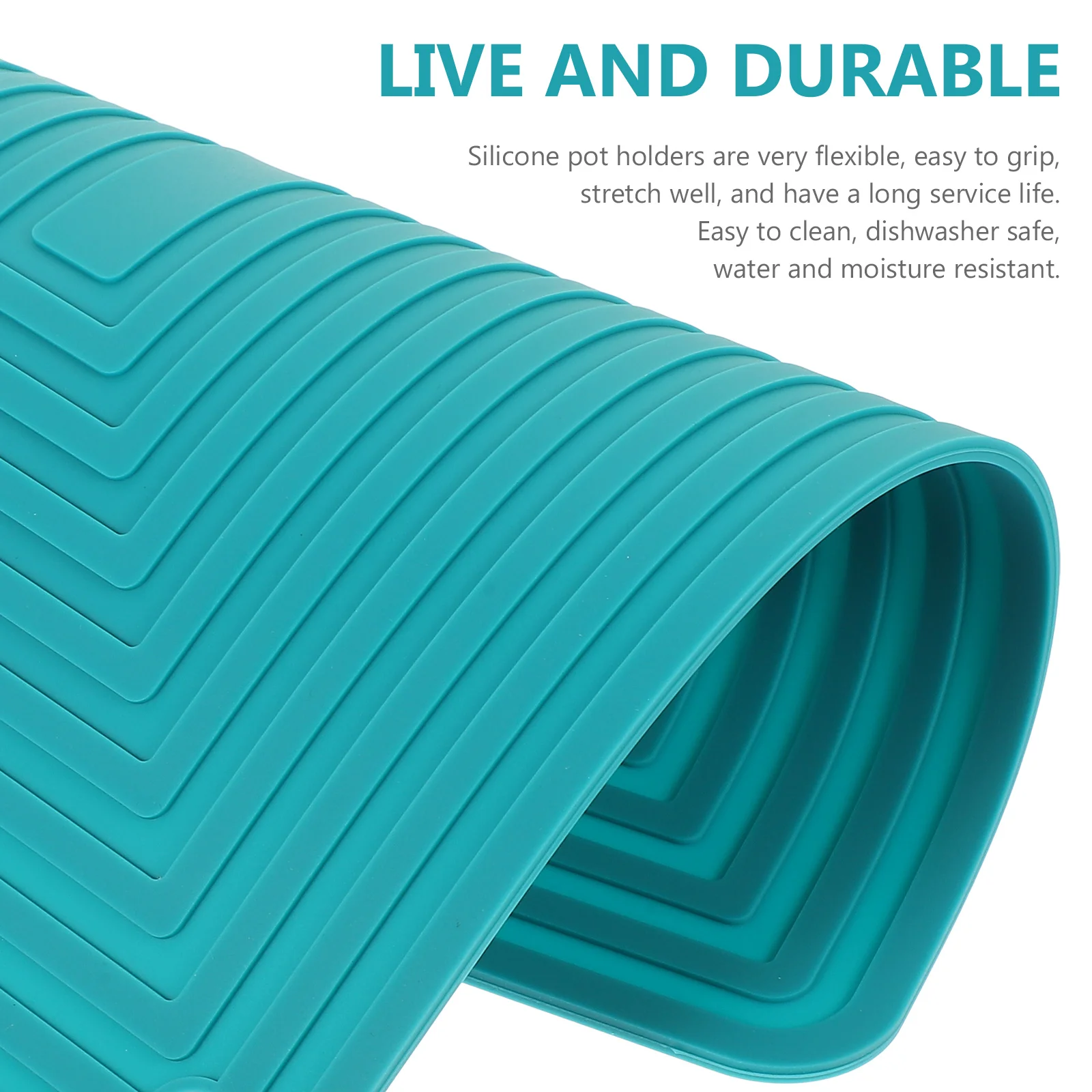 

Non-Slip Dish Pad Silicone Heat Resistant Wok Countertop Pot Holder Protective Pan Supply Reusable Hot Trivet Kitchen Tableware