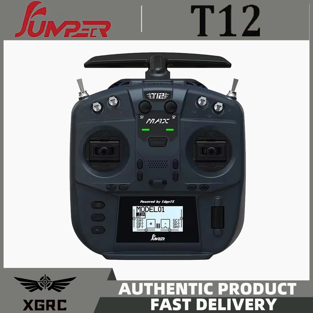 Jumper T12 MAX Radio Controller VS-M Hall Sensor Gimbals RDC50 2.4GHz Transmitter Remote Control For RC FPV Long Rang Drone