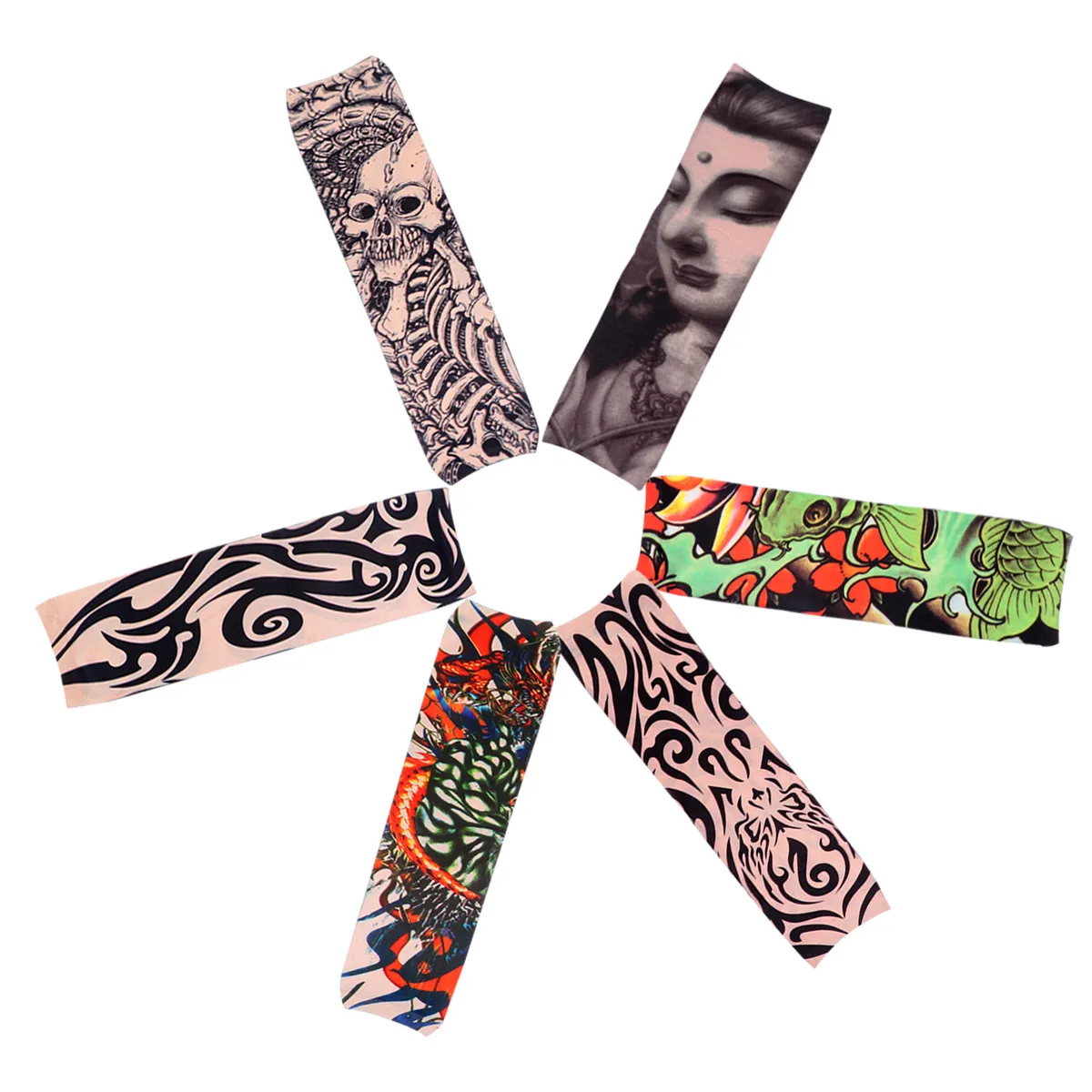

Tattoo Sun Protection Sleeve Unisex Stretchable Arm Sleeves Riding Running Fishing Outdoor Activities Sunscreen Guard Cuff