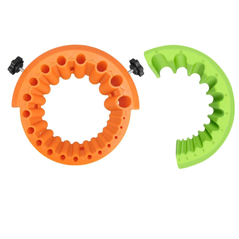 

For Construction Sites Polishing Tool Drill Bit Sharpener Orange Green Consistent Sharpening Results High-quality ABS Material