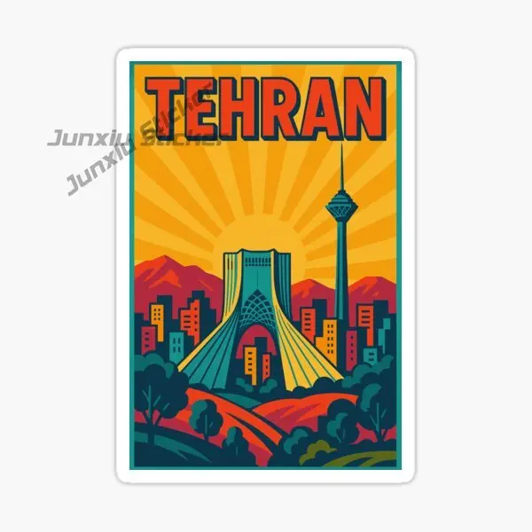 

Iran Tehran City Car Sticker Vinyl Self-adhesive Bumper Self-adhesive Decoration