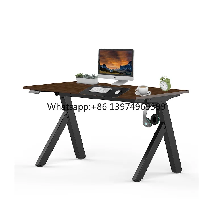 2024 New Dual Motor Ergonomic Electric Autonomic Height Adjustable Smart Table Home and Office Standing Desk