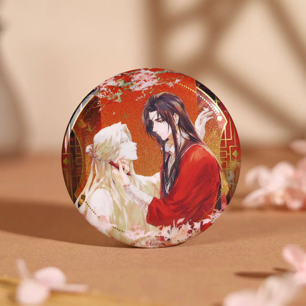 

Официальный набор акриловых значков-талисманов Heaven Officials Blessing Blowing Shadows Carving Dust Series, аниме-мерч