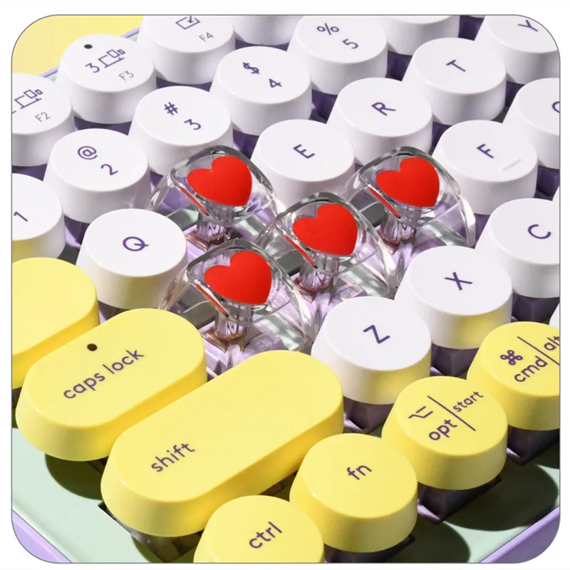 TTC High Transparency KeyCap Set Key Cap Key Switch Shaft Tester Personalized KeyCap TTC Honey Switch TTC Tiger OG Version