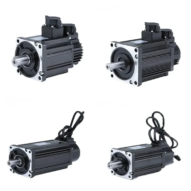 for Industrial Robot Arm Lathe Milling Grinding CNC Machine Tool Servo Drive Single Phase AC Servo Motor