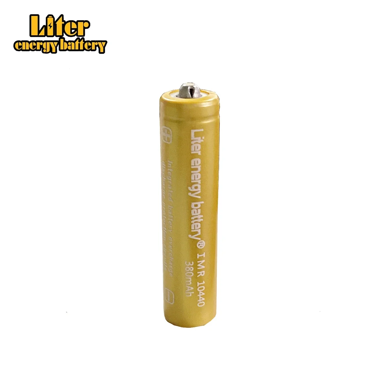 Litrowy akumulator energetyczny 3.7V 380mAh o dużej pojemności 10440 litowo-jonowy do latarka LED reflektorów