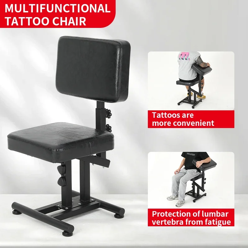 Tattoo  Backrest Chair Factory Wholesale price Tattoo Bracket  Adjustable Tattoo Stool Arm Rest