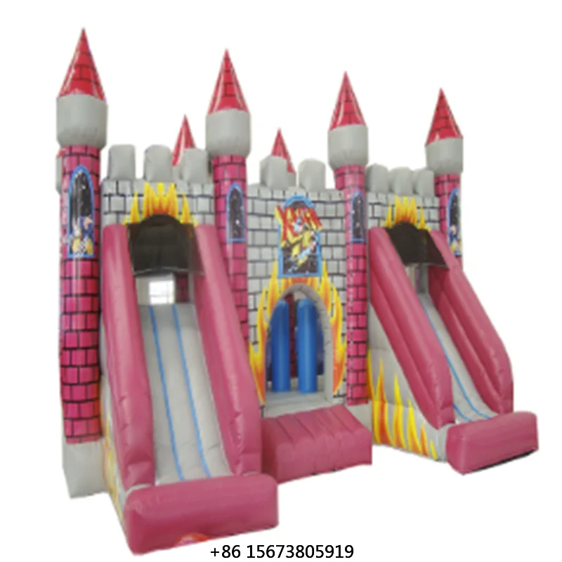 Tobogán Inflable Grande de PVC, de Alta Calidad y Económico, para Exteriores, Plazas y Juegos Infantiles, Ecológico, Modelo Inflable