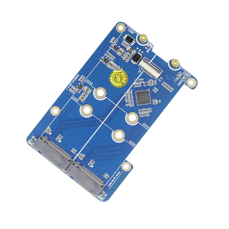 A29F-For Raspberry Pi 5 PCIE إلى M.2 Dual NVME SSD لوح مهايئ MPS2280D دعم 2280/2242/2230 SSD #3