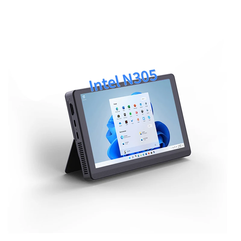 

SIBOLAN 7 Inch Built-in Screen N305 Mini Pc Gravity Sensing Rotatable Type-C 4K Multi-screen Output