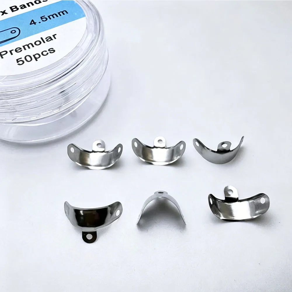 JNSUR Dental-Sektionalmatrizenbänder, M4 Split-Typ perforiertes Vorder- und Backenzahn-Formungssystem, Materialien für die restaurative Zahnmedizin – Detail 12