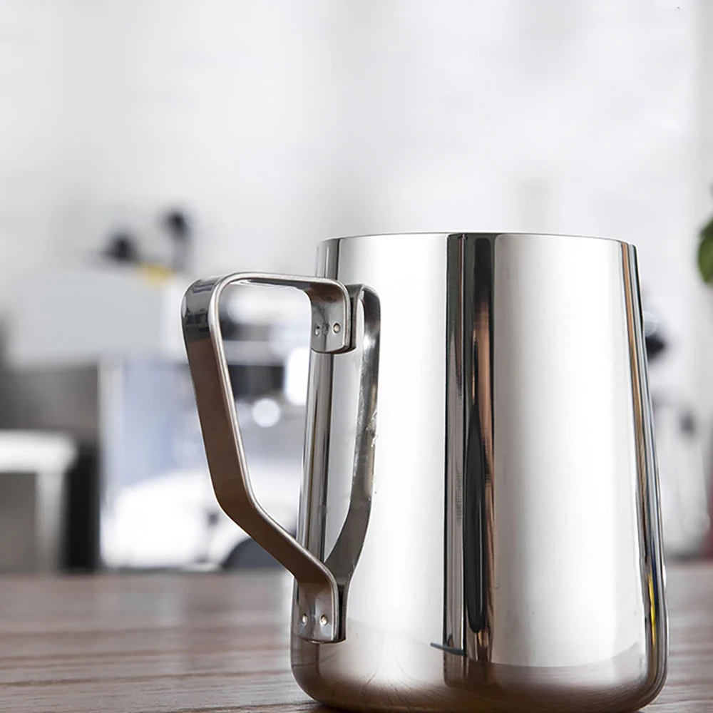 YouMi 100/150/250/350/600/1000ML 304 Stainless Steel Latte Espresso Coffee Milk Frothing Jug Coffee Pitcher