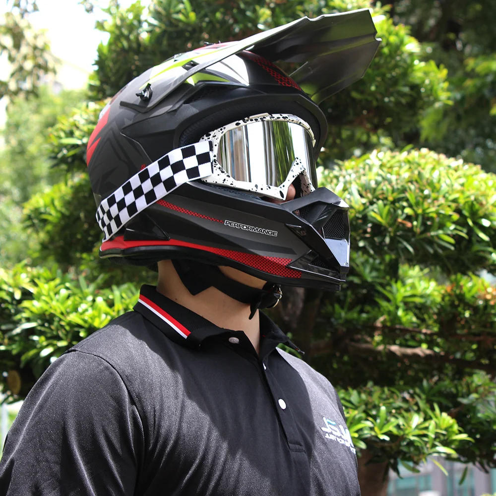 

JSJM New Motorcycle Goggles Retro Motocross Glasses Sunglasses Eyeglasses Anti-Wind Racer Chopper Cycling Glasses Racing Skiing