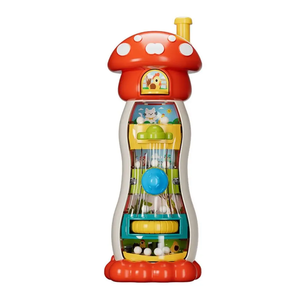 Sensory Mushroom House Puzzle Toy Causality Switch Box Mechanism Busy Sensory Toy Activity Cube Early Childhood Toy