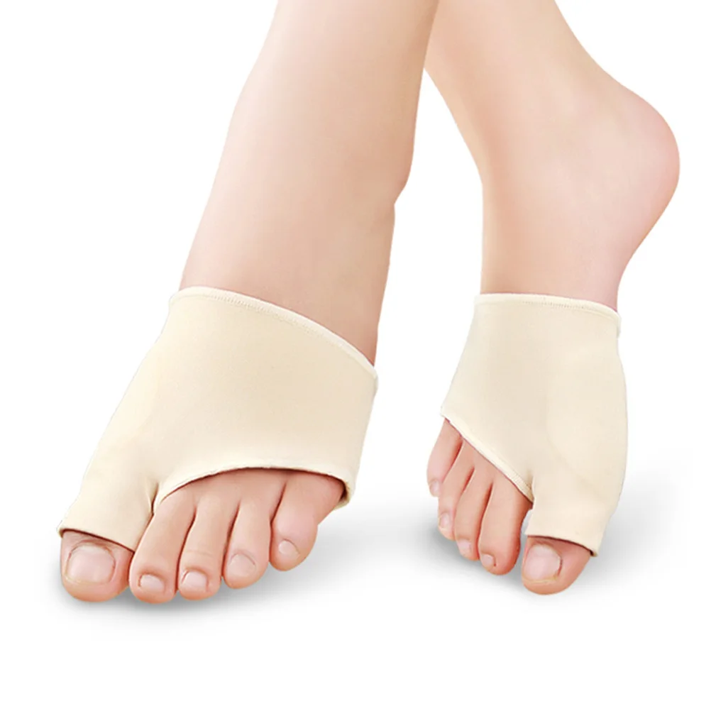 

Pair Hallux Valgus Splints Bunion Corrector Toes Protector Size S Skin Color Pain Relief Toe Spacers Gel Toe Separators