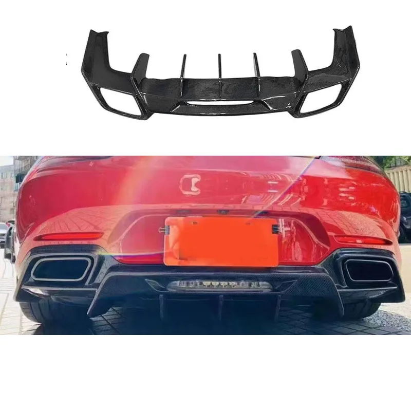 

Suitable for Mercedes-Benz AMG GT carbon fiber rear lip R model surround spoiler modification accessories