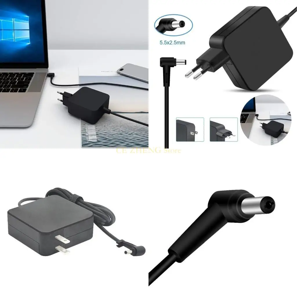 

E56B Laptop Efficient and Safe 45W Power Adapter with 5.5x2.5mm Connector