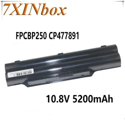 7XINbox FPCBP250 CP477891 FPCBP250AP 10.8V 5200mAh Battery For Fujitsu LifeBook LH520 LH530 AH530 AH531 PH521 A530 A531 BP250