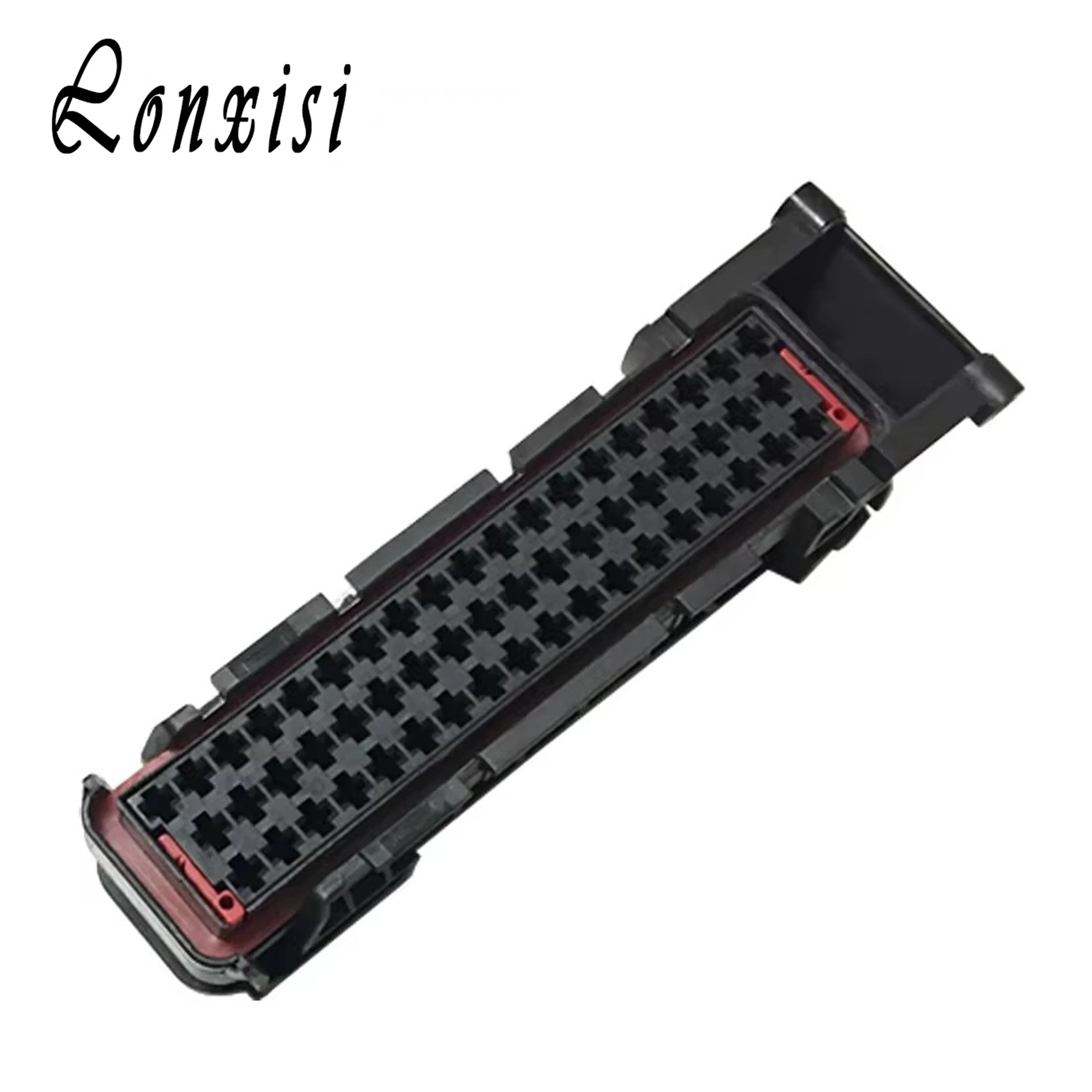 

1/5/10/20 Sets 55 Pin 828907-1 TE AMP Automotive Harness Connector Plug Black Sheath Rubber Shell Socket 929674-1 Cable Clip