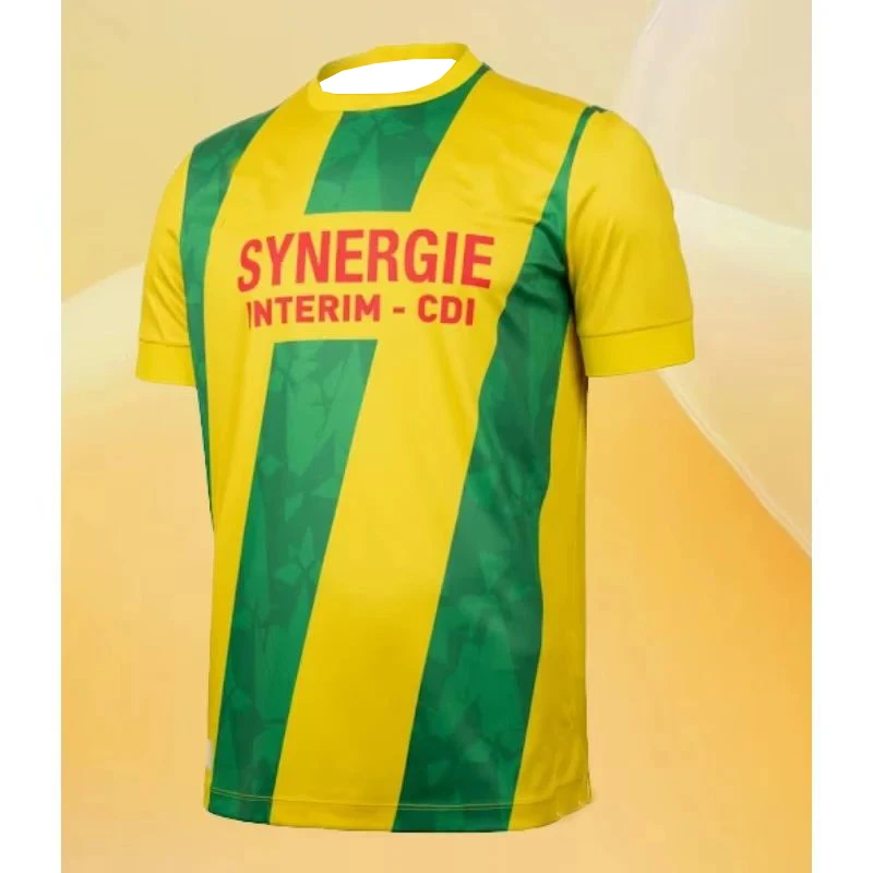 Men's T-shirt Parent-child Fashion FC Nantes Adult Family Game Jersey Loose Comfortable Soft Top High Quality Crew Neck T-shirt