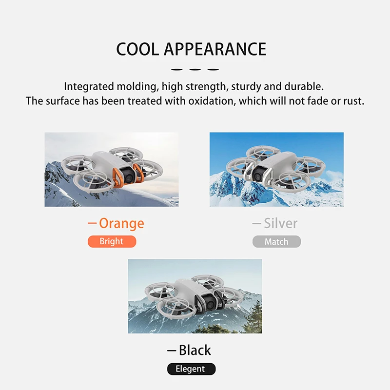 سبائك الألومنيوم Gimbal الوفير ل DJI Neo واقية بار المضادة للتصادم الوفير عدسة حامي شريط الحرس ل DJI Neo اكسسوارات