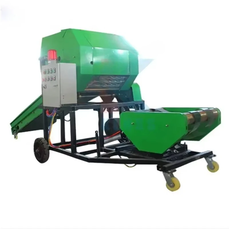 Ce Certified Mini Automatic Baler Feed Silage Hay Wet Biomass Straw Silage