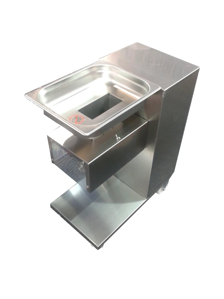 QE Model Meat Slicer Chicken Breast Cutter 500 kg Per Hour Restaurant Meat Cutting Machine