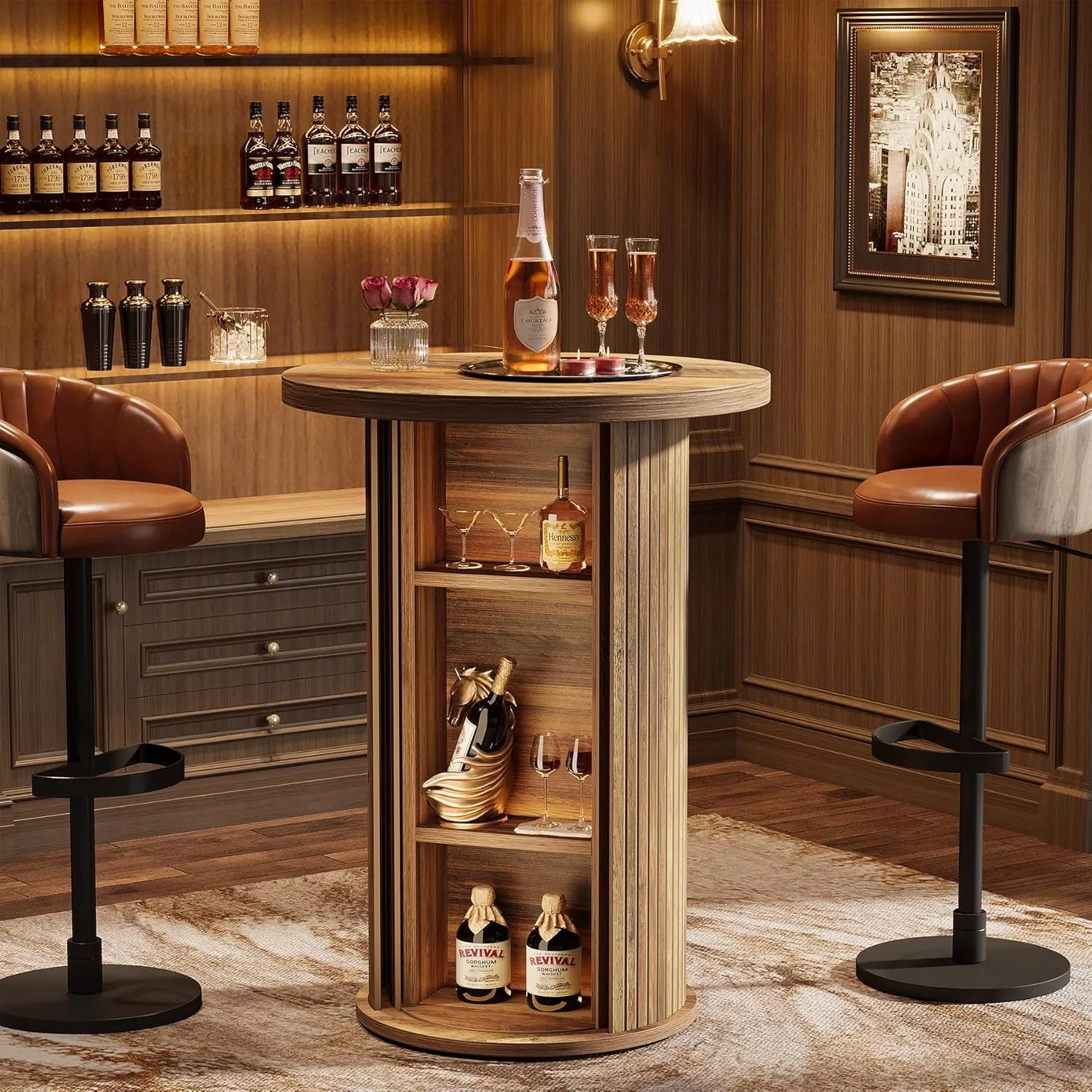 Round Bar Table, 35…