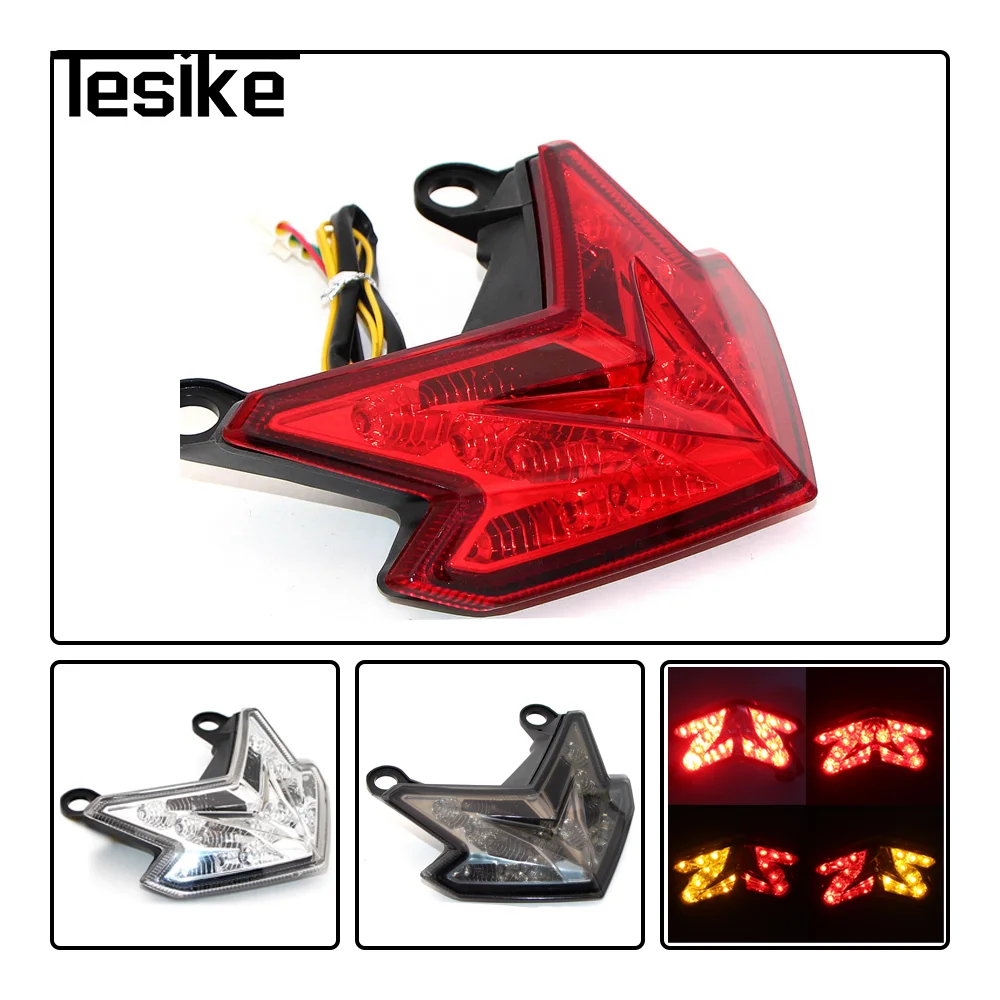 

Светодиодные ходовые стоп-сигналы Z125 PRO, сигнальная лампа для KAWASAKI Z125 Z800 ZX6R NINJA, задний фонарь для мотоцикла, светодиодные задние фонари, аксессуары