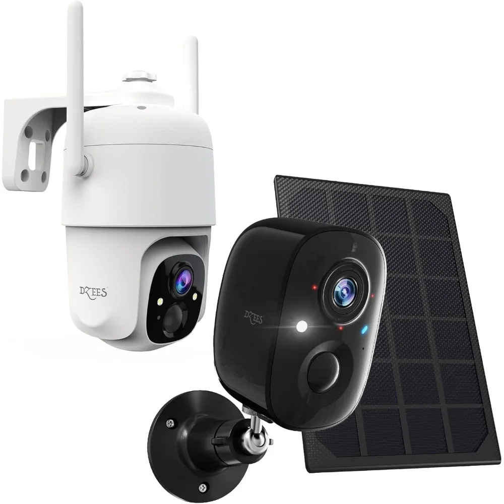 

Модернизация солнечной камеры безопасности на открытом воздухе, беспроводные наружные камеры безопасности с солнечной панелью, цветное ночное видение 1080p, s