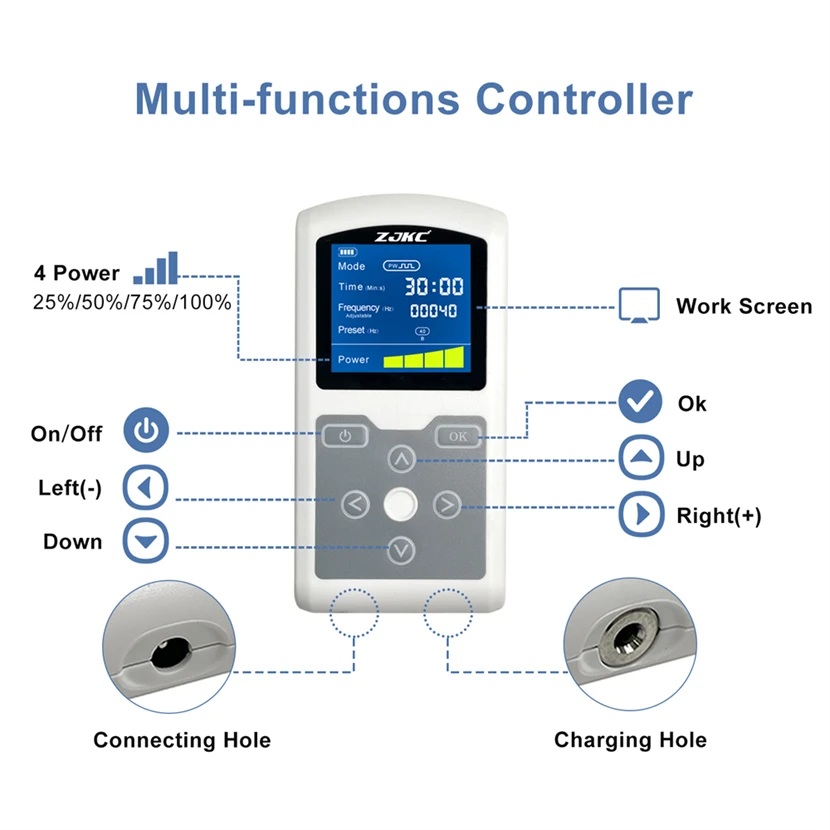 ZJKC 1-2W Hz Physiotherapy Parkinson Device Dementia Gifts for Men Boost the Brain Activities Improve Memory Enhance Cognition