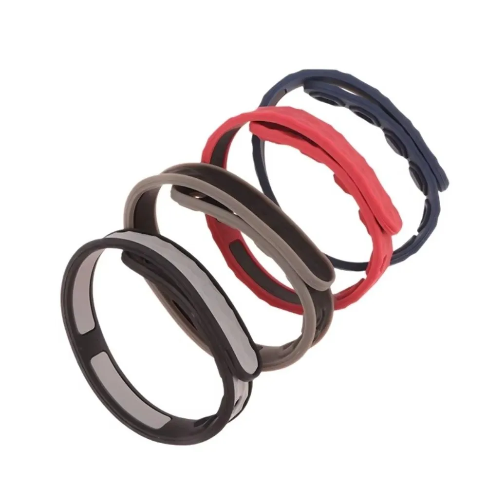 Silicone Anti Static Bracelet Adjustable Rhombic Negative Ion Wristband Wireless Waterproof Static Eliminator Bracelet Car