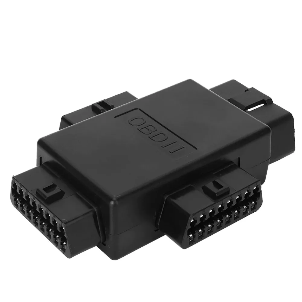 16 Pin OBD2 Cable Splitter 16 Core Male to 3 Female OBD Extension Cable Black 1 to 3 Diagnostic Extender Adapter