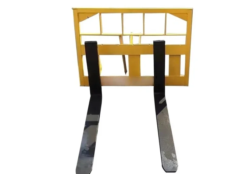 Small loader modified forklift accessories, forklift second changed fork, bracket fork, two teeth adjustable