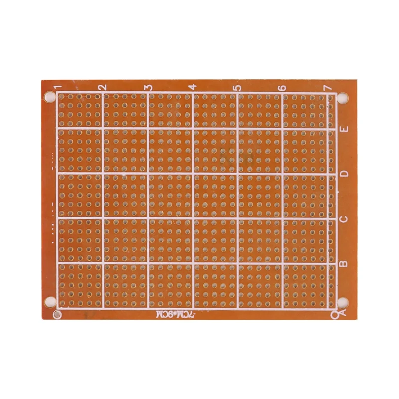 5/10 sztuk DIY szkolenie spawalnicze 7x9 7*9CM prototypowy papier PCB uniwersalny eksperyment matryca płytka drukowana dwa połączone otwory 70x90MM — zdjęcie produktu 6