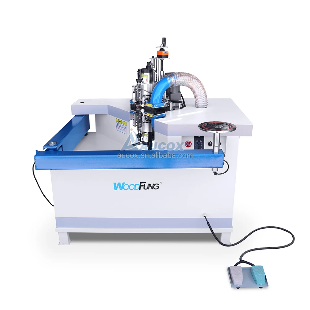 straight and curve edge trimming machine Wood MDF Pvc Edge trimmer Folding arm edge trimming machine