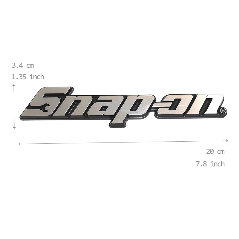 OEM Snap On Tools Chrome Metal Emblem Badge Logo