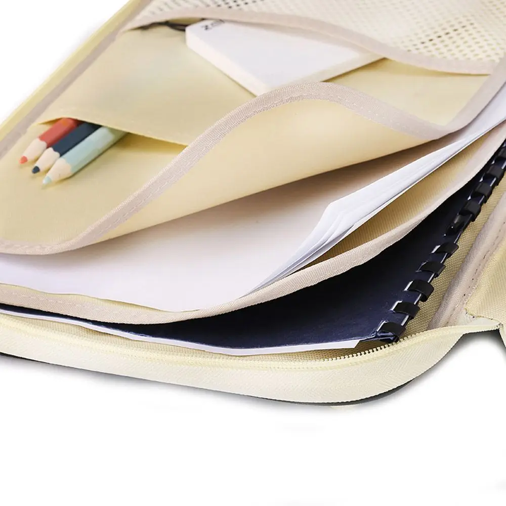 Multi-function A4 Zipped Conference Folder Document Bag Portfolio Conference Package