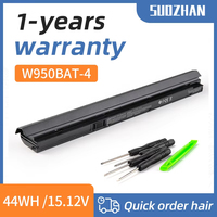 SUOZHAN 14.8V 32Wh/15.12V 44WH W950BAT-4 New Laptop Battery For Clevo 6-87-W95KS-42F 6-87-W95KS 4ICR18/65 bateria