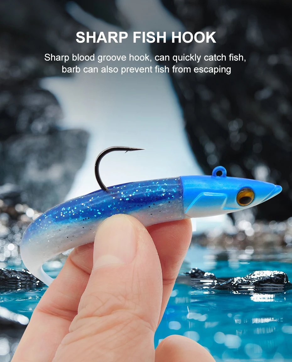 ESFISHING Weiche Angelköder Leurre Souple Crazy Paddle Tail 150mm Swimbait Lebensecht für Hecht Barsch Forelle Pescas – Detail 4