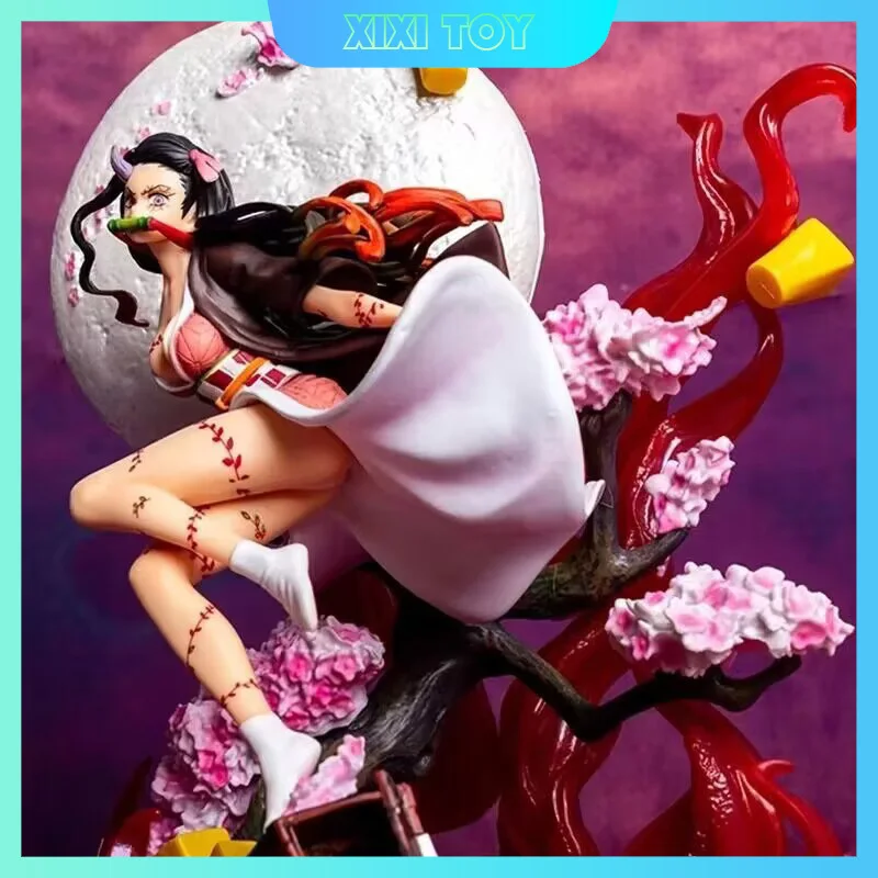 New 30cm Gk Demon Slayer Kamado Nezuko Anime Figure Collectible Action Figure Model Statue Ornament Decorations Boys Gift Toys